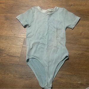 Blue bodysuit